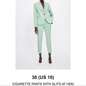 Cigarette pants from Zara